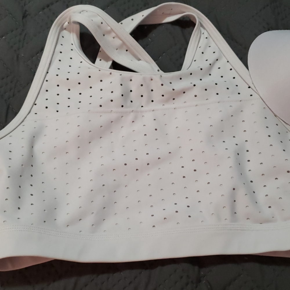 Buffbunny White Sports Bra (M)